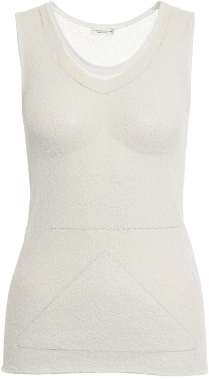 Roberto Collina Openwork top with lace effect
