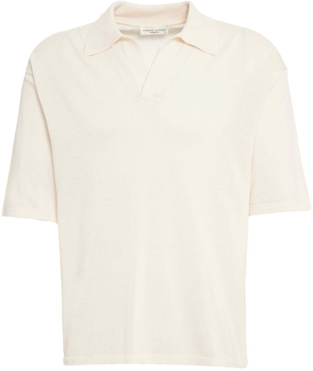 Roberto Collina Cotton blend skipper polo