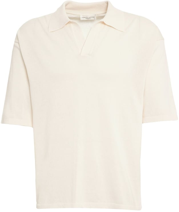 Roberto Collina Cotton blend skipper polo