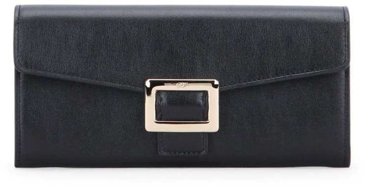 Roger Vivier Structured Black Handbag With Minimalist Design