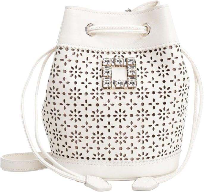 Roger Vivier Structured Pink Bag With Smooth Finish