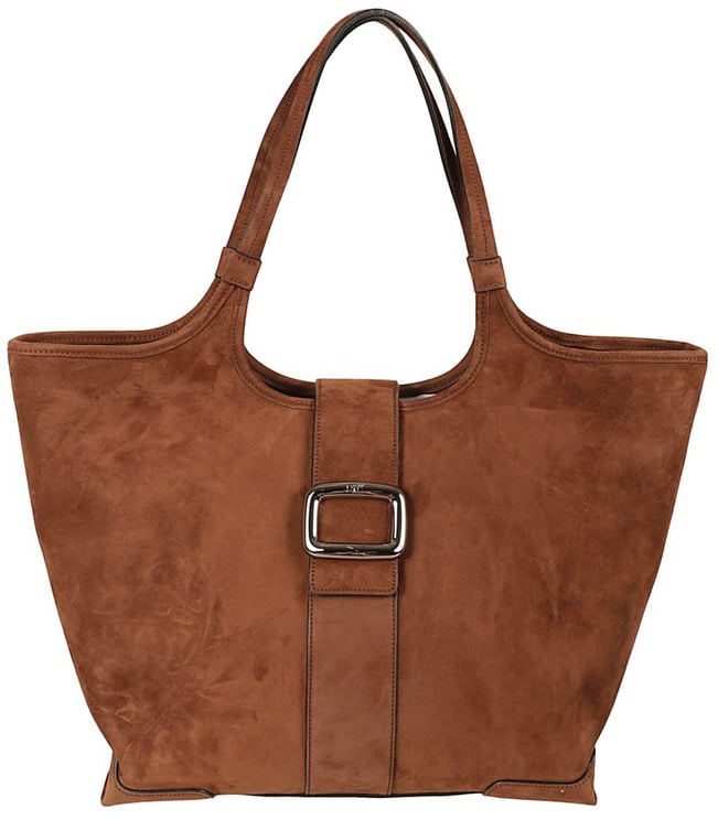 Roger Vivier Structured Goat Leather Handbag