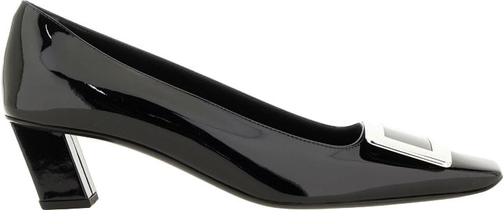 Roger Vivier Belle Vivier Pumps Square Buckle Calfskin
