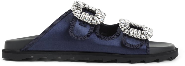 Roger Vivier Roger Vivier Slidy Strass Bord Gros Mules