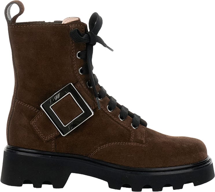 Roger Vivier Classic Brown Boots With Smooth Finish