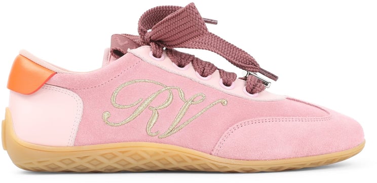 Roger Vivier Roger Vivier Pink Low Top Sneakers