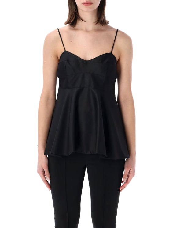 Rohe Structured Peplo Hem Peplum Bustier Top