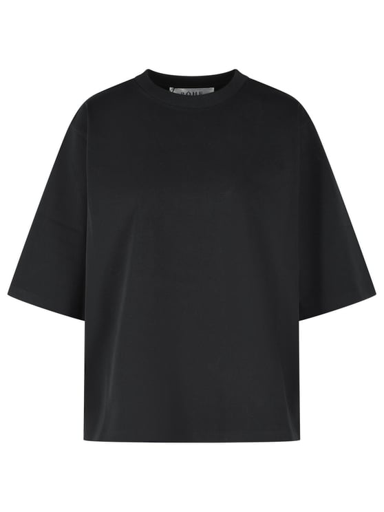 Rohe Black Cotton T-Shirt