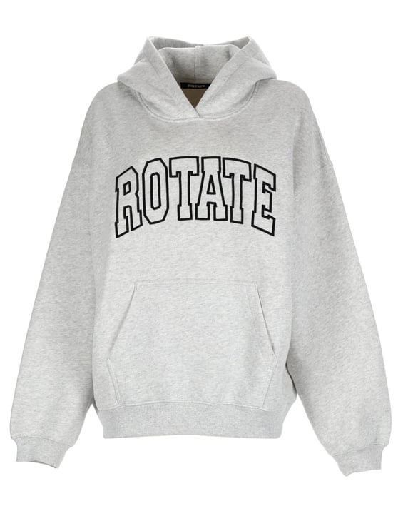 Rotate Organic Cotton Bold Arched Logo Sweatshirt