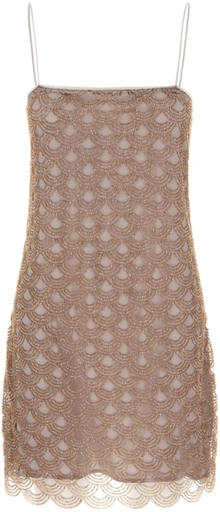 Rotate Rotate Embellished polyester mini dress