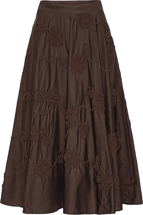 Rotate Flower Maxi Skirt Molé