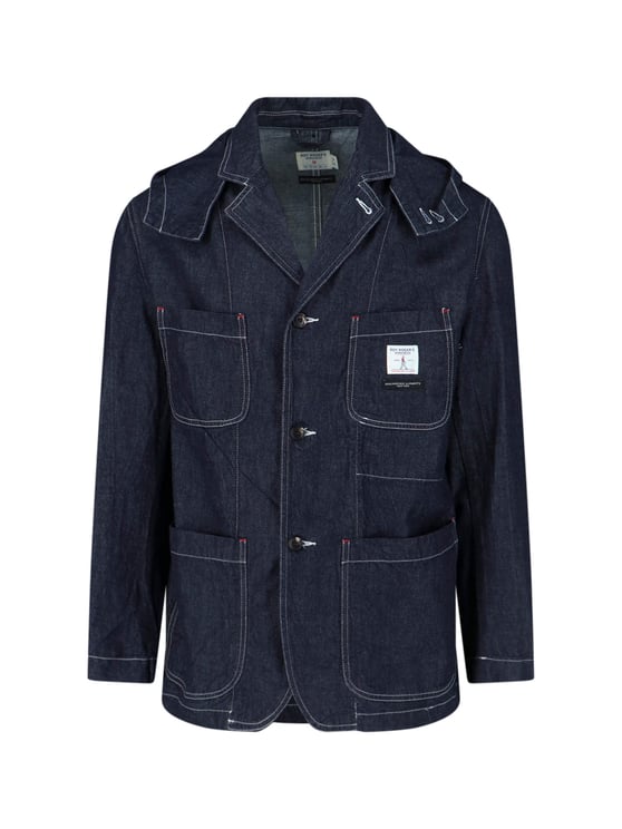 Roy Roger's Blue Denim Detachable Hood Jacket