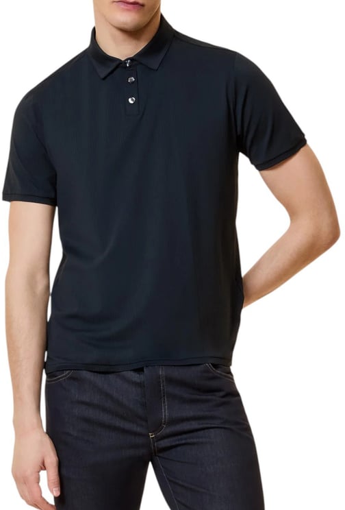 RRD Polo rainuré black navy RRD Roberto Ricci Designs Homme 26227 60