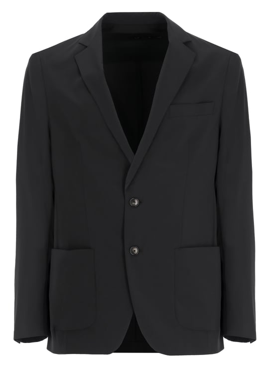 RRD Black Terzilight Flap Pockets Blazer