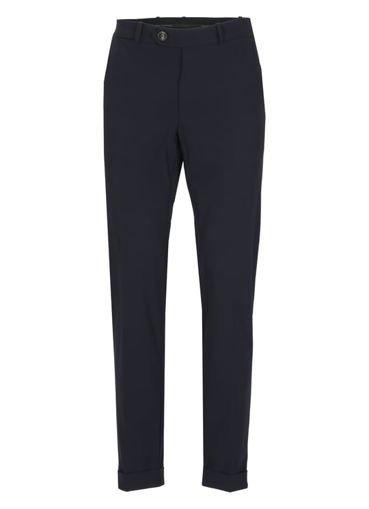 RRD Blue Surflex Micro Pied Straight-Leg Pants