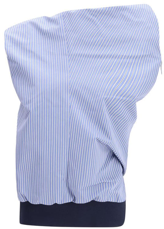 Sacai Sacai Blue Polyester Pattern Shirt