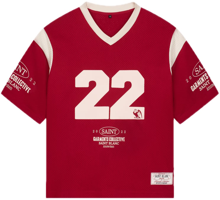 Saint Blanc Collective Jersey Oxblood Red