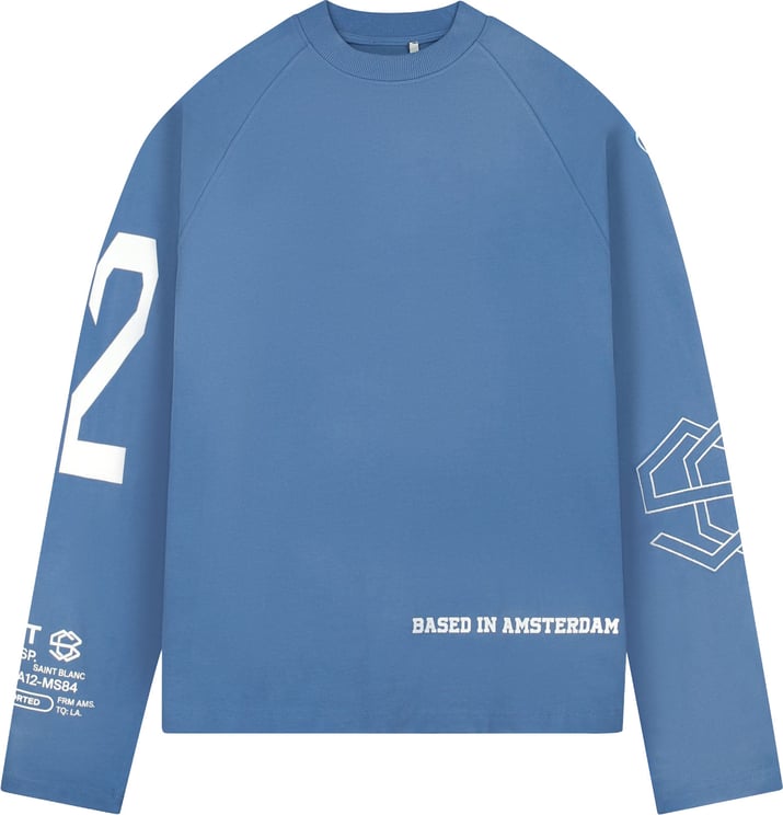 Saint Blanc Multi Logo Raglan Longsleeve