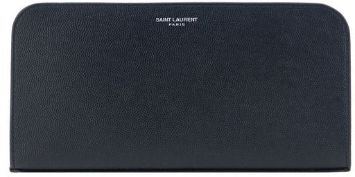 Saint Laurent Saint Laurent Black Calf Leather Bos Taurus Wallet
