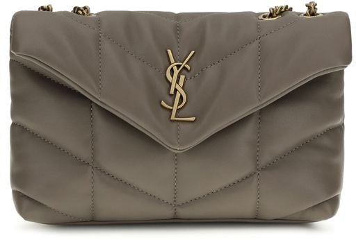 Saint Laurent Saint Laurent Gray Lamb Ovis Aries Aries Shoulder Bag