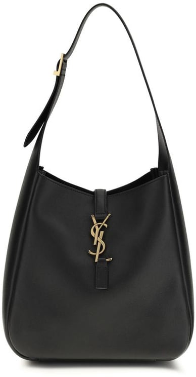 Saint Laurent Saint Laurent Black Calf Leather Bos Taurus Shoulder Bag