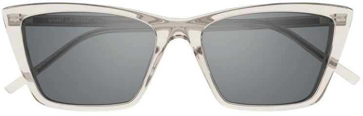Saint Laurent Sl 737 Mica Thin Linea Sl Logo Refined Cat-Eye Sunglasses