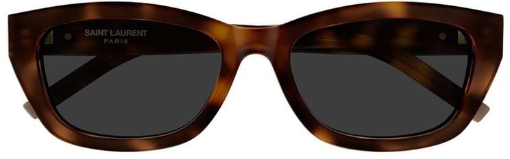 Saint Laurent Sl M153 Linea Monogram Honey Havana Acetate Sunglasses