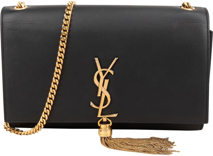 Saint Laurent Saint Laurent Smooth Leather Kate Tassel Chain Shoulder Bag