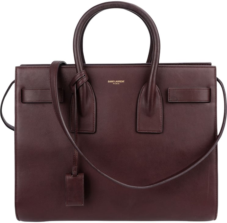 Saint Laurent Saint Laurent Smooth Leather Sac de Jour Handbag