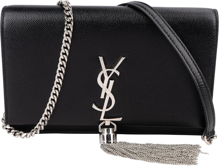 Saint Laurent Saint Laurent Grain de Poudre Kate Tassel Wallet On Chain Crossbody Bag