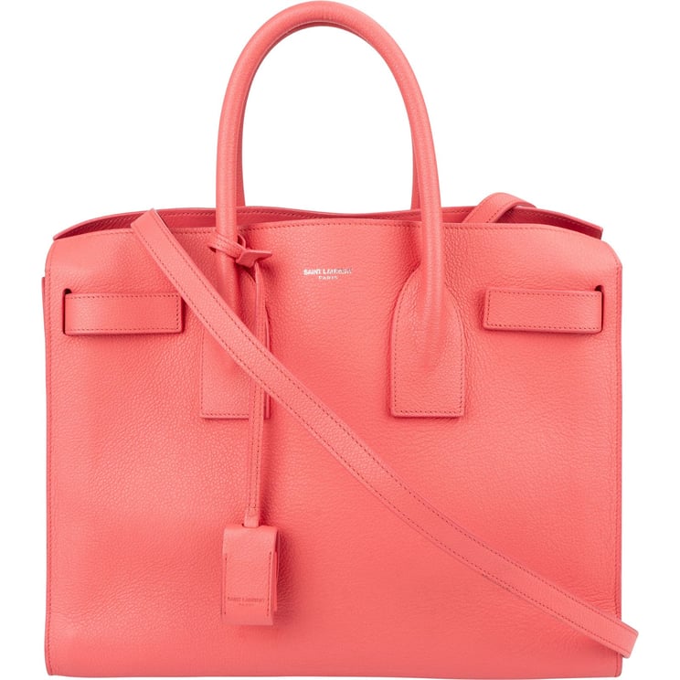 Saint Laurent Saint Laurent Grained Leather Sac de Jour Handbag