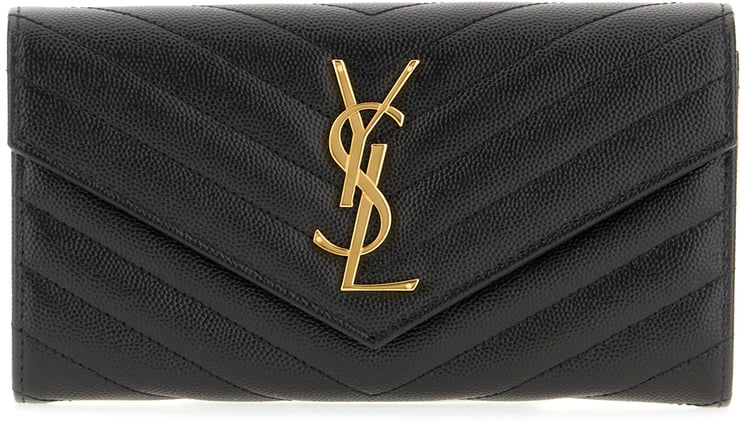 Saint Laurent Saint Laurent Black leather wallet