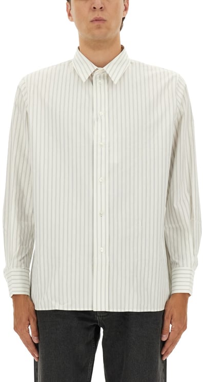 Saint Laurent CASSANDRE STRIPED SHIRT