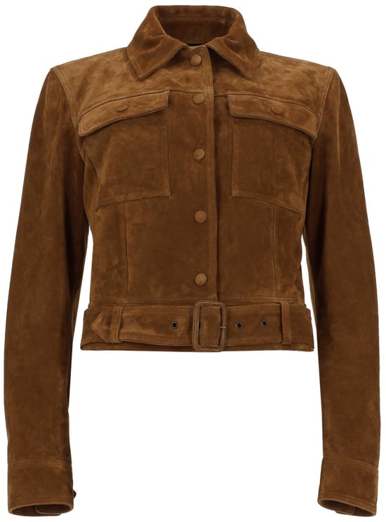 Saint Laurent GIACCA SARTORIALE IN SUEDE VINTAGE