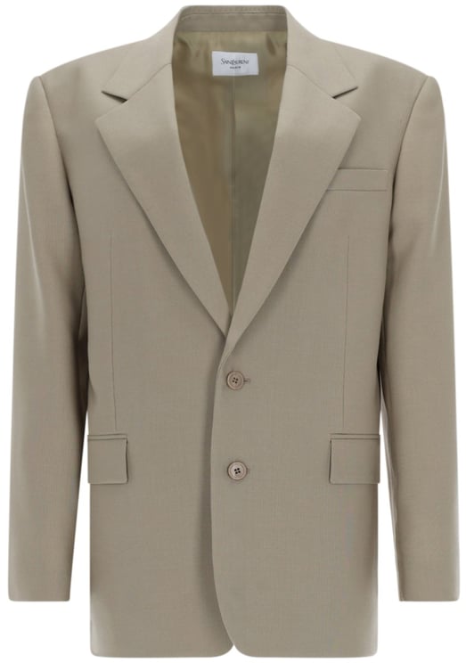 Saint Laurent BLAZER MONOPETTO IN LANA