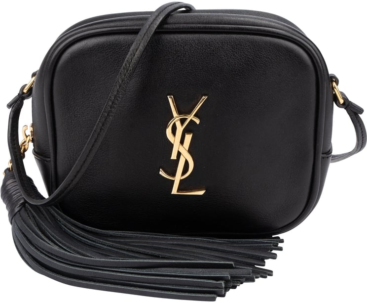 Saint Laurent Saint Laurent Black Leather Blogger Crossbody Bag