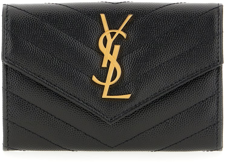 Saint Laurent Saint Laurent Black leather wallet
