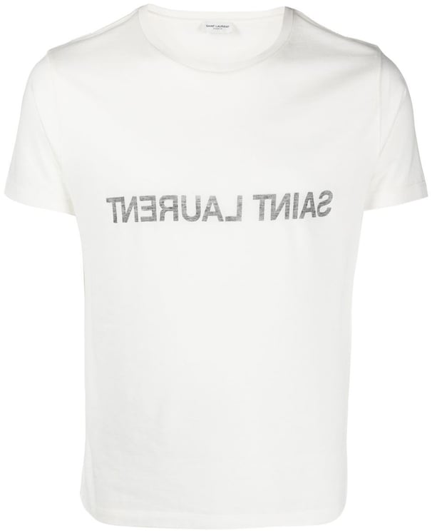Saint Laurent Saint Laurent Reversed Logo T-Shirt
