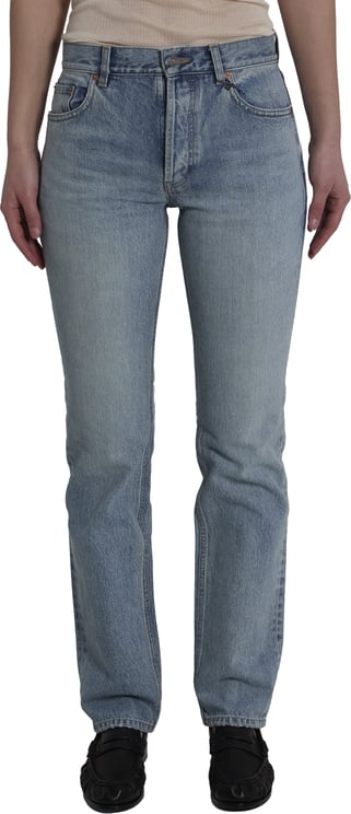 Saint Laurent South Blue denim straight-leg jeans