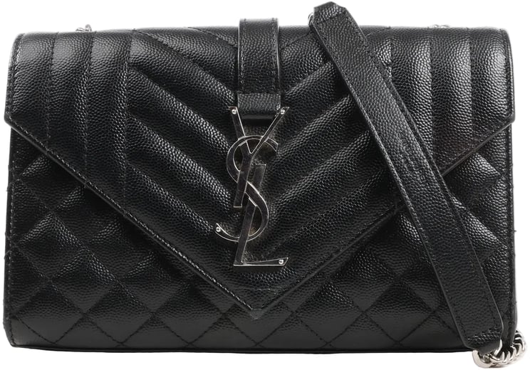 Saint Laurent Saint Laurent Paris Envelope Small Crossbody Bag in Back