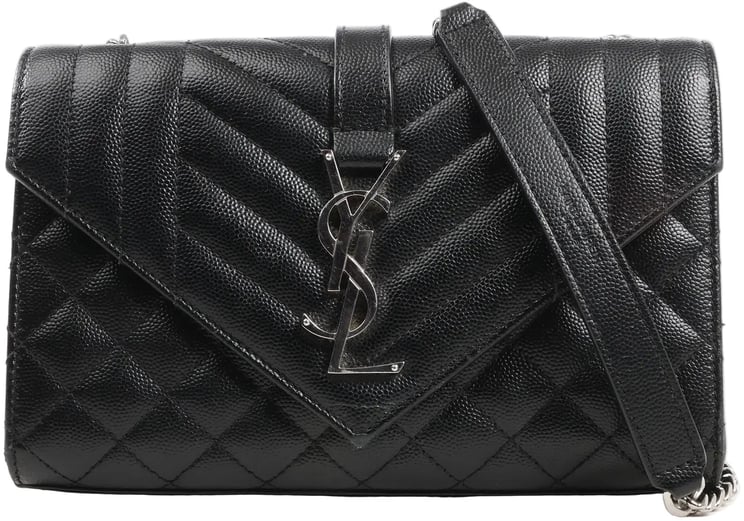 Saint Laurent Saint Laurent Paris Envelope Small Crossbody Bag in Back