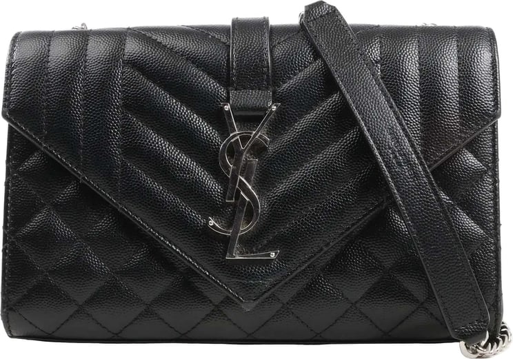 Saint Laurent Saint Laurent Paris Envelope Small Crossbody Bag in Back