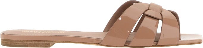 Saint Laurent Nu Pieds Tribute 05 Flat Sandals With Braided Straps