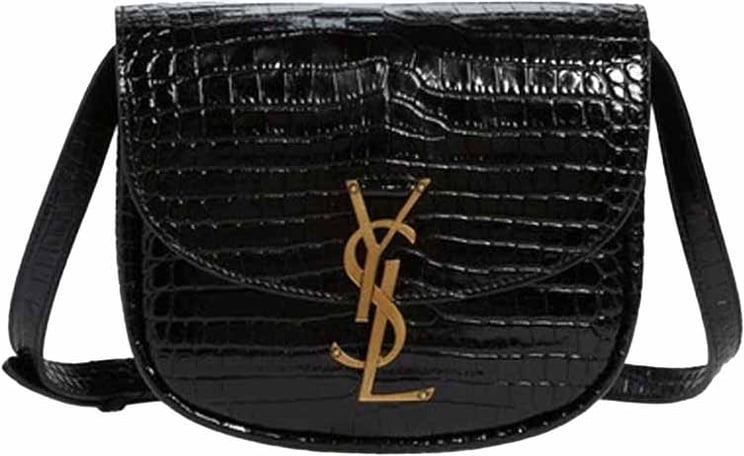 Saint Laurent Saint Laurent Kaia Croco Shoulder Bag