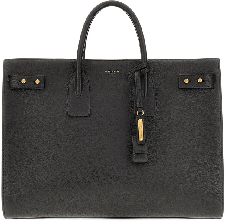 Saint Laurent Saint Laurent Black leather Sac De Jour handbag