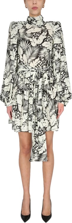 Saint Laurent Polo Neck Mini Dress