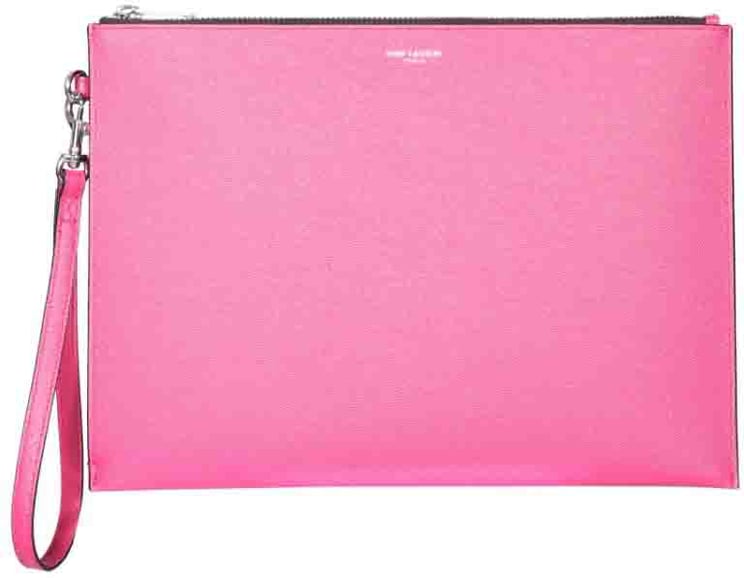 Saint Laurent Rectangular Pink Tablet Holder