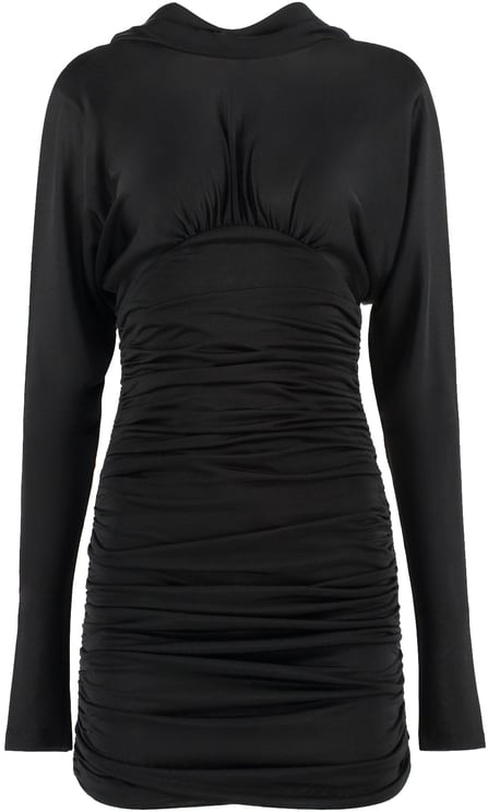 Saint Laurent Saint Laurent Cowl Back Mini Dress