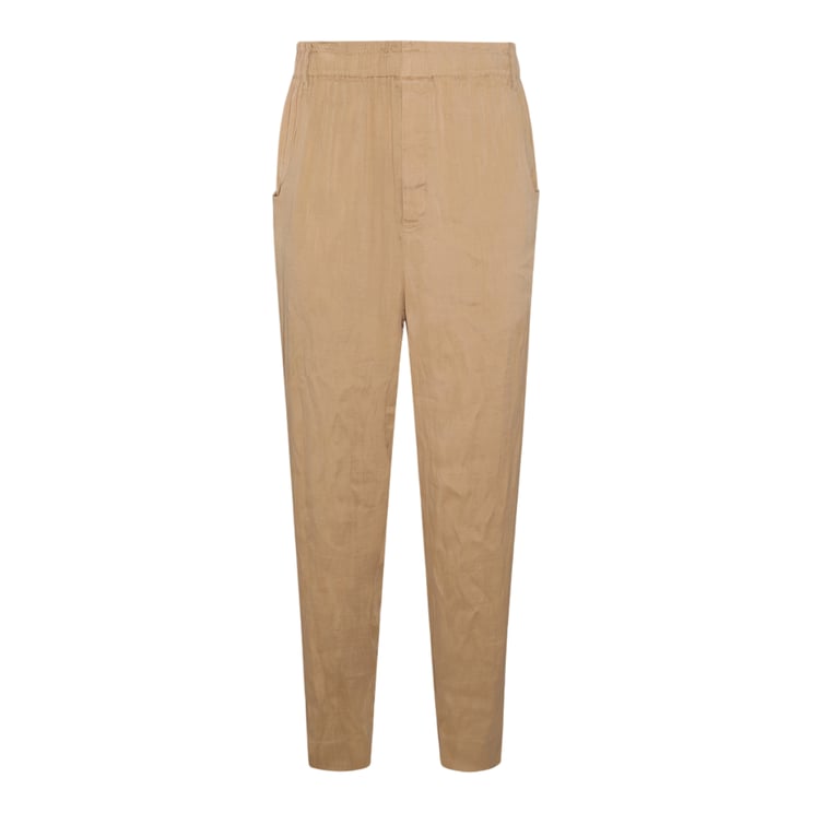 Saint Laurent Slim-Fit Trousers With Minimal Detailing And Side Pockets