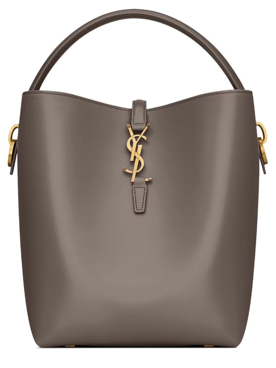 Saint Laurent Soft Taupe The 37 Calf Skin Handbag